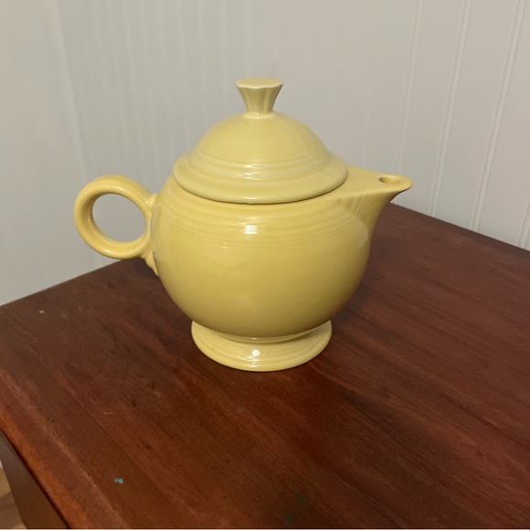 Other - Fiesta wear Yellow Ceramic Teapot